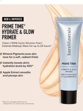 ✨️SEALED✨️ bareMinerals Prime Time Hydrate & Glow Primer